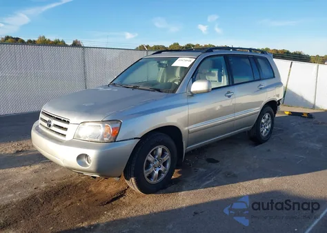 2007 Toyota Highlander V6 from USA, damaged, VIN JTEGP21A270137394